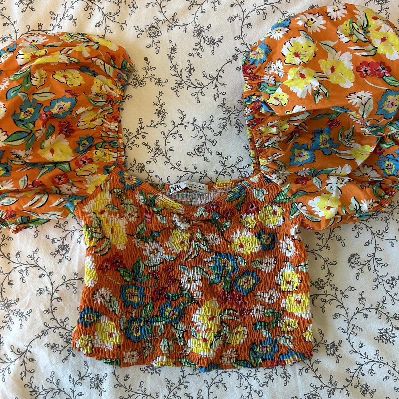 Zara Women's Multi Top | Depop