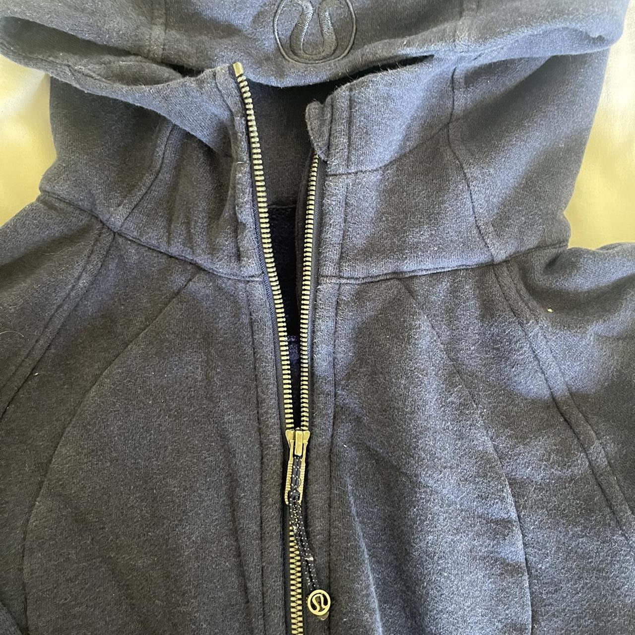 size 6 lululemon full zip scuba hoodie good... - Depop