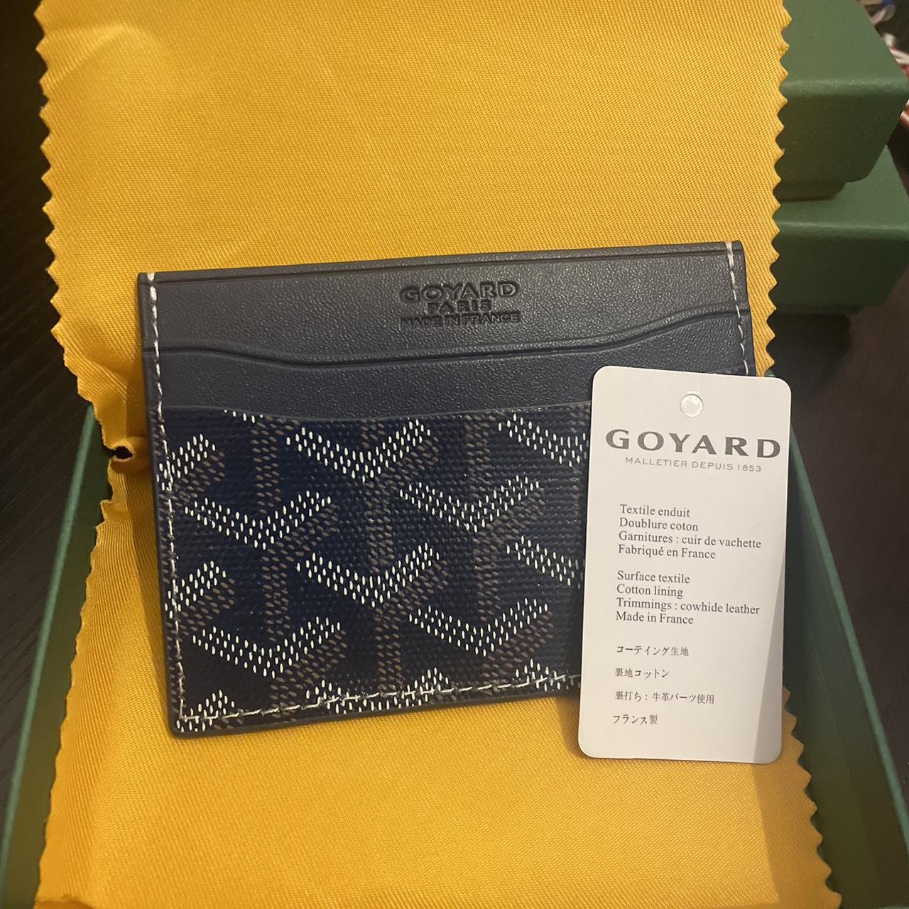 navy blue goyard bag - Depop