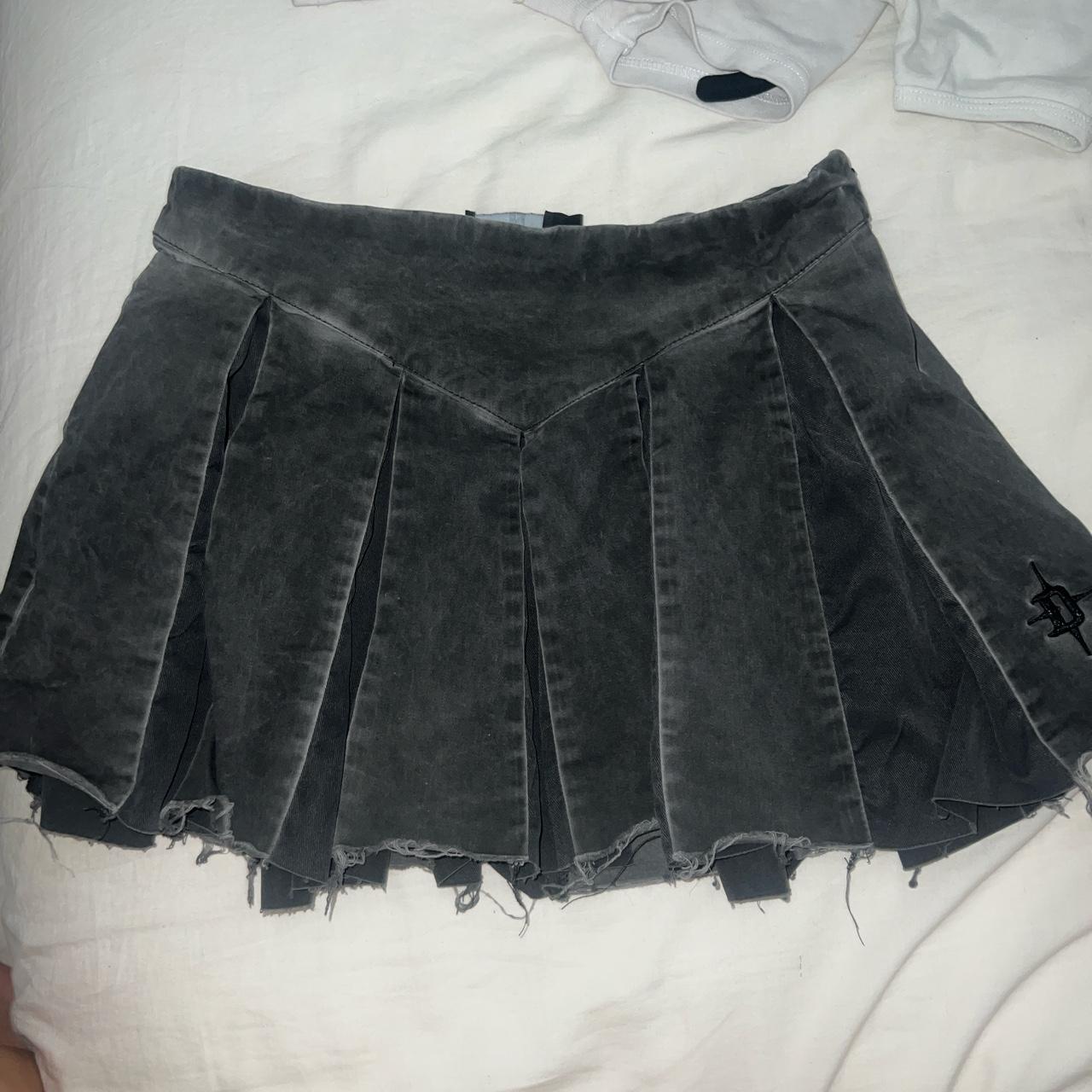 Black pleated skirt from the dolls kill store. I... Depop