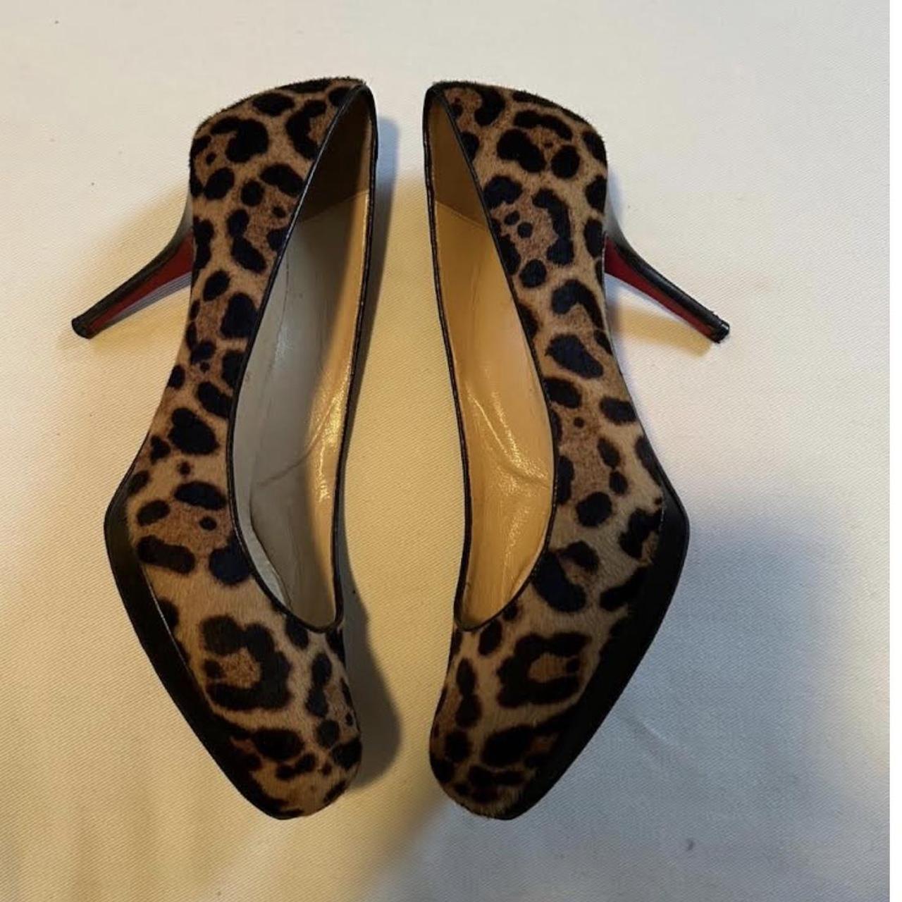 Leopard print hotsell louboutin shoes