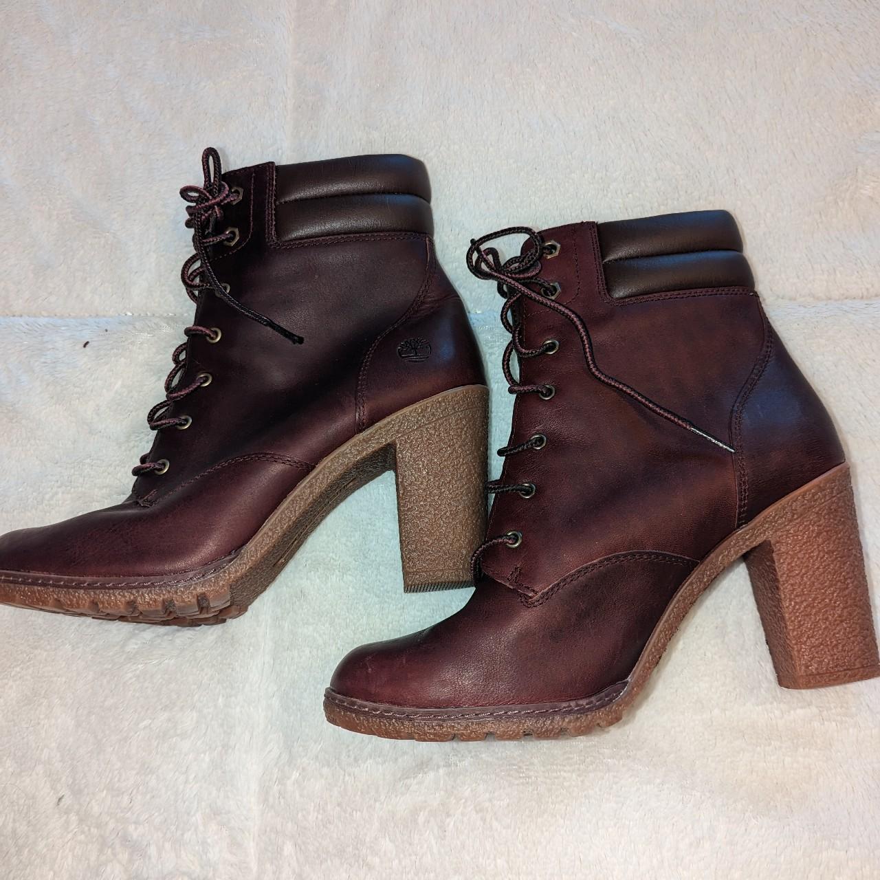 timberland lilac boots