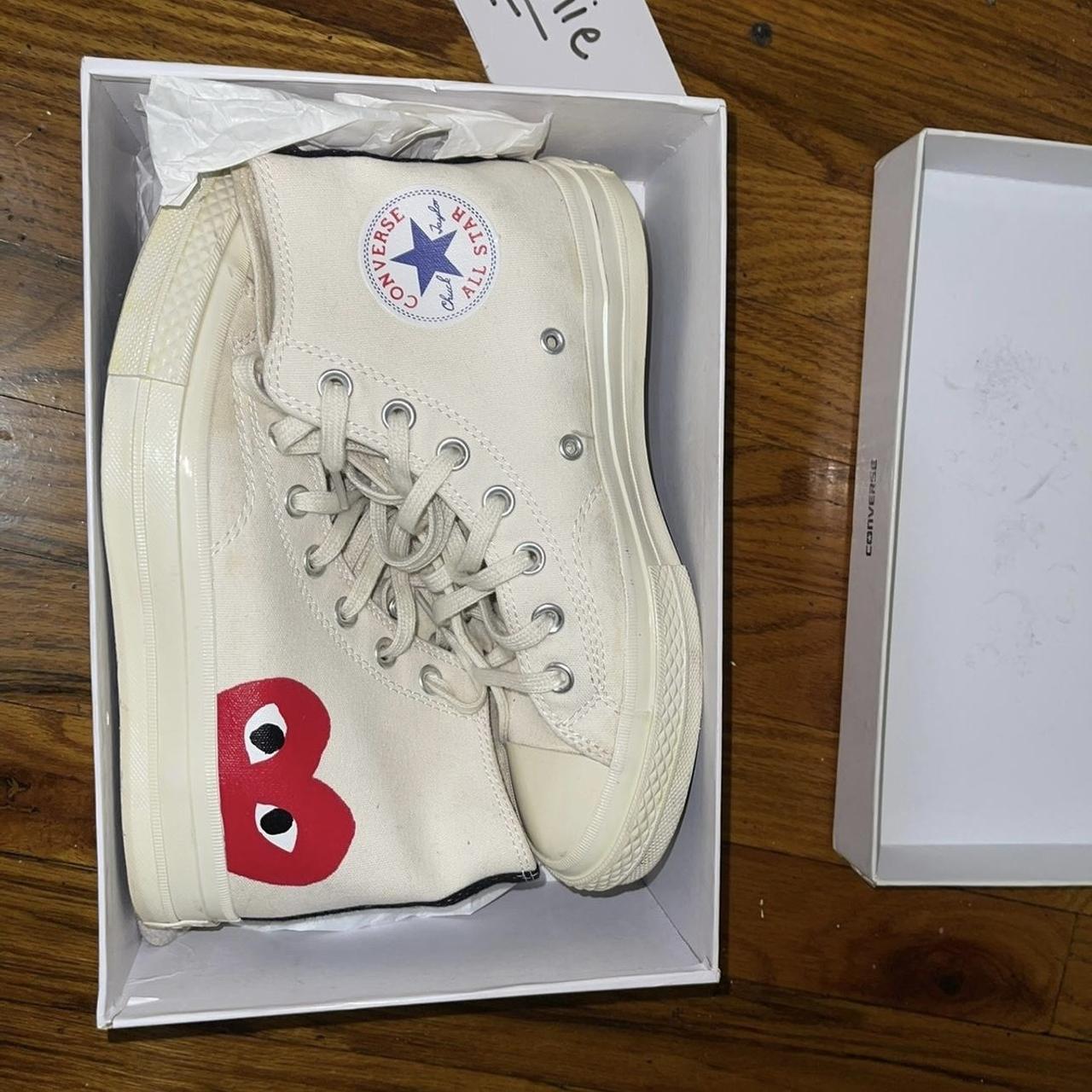 Comme des garcons hotsell converse womens size 5.5