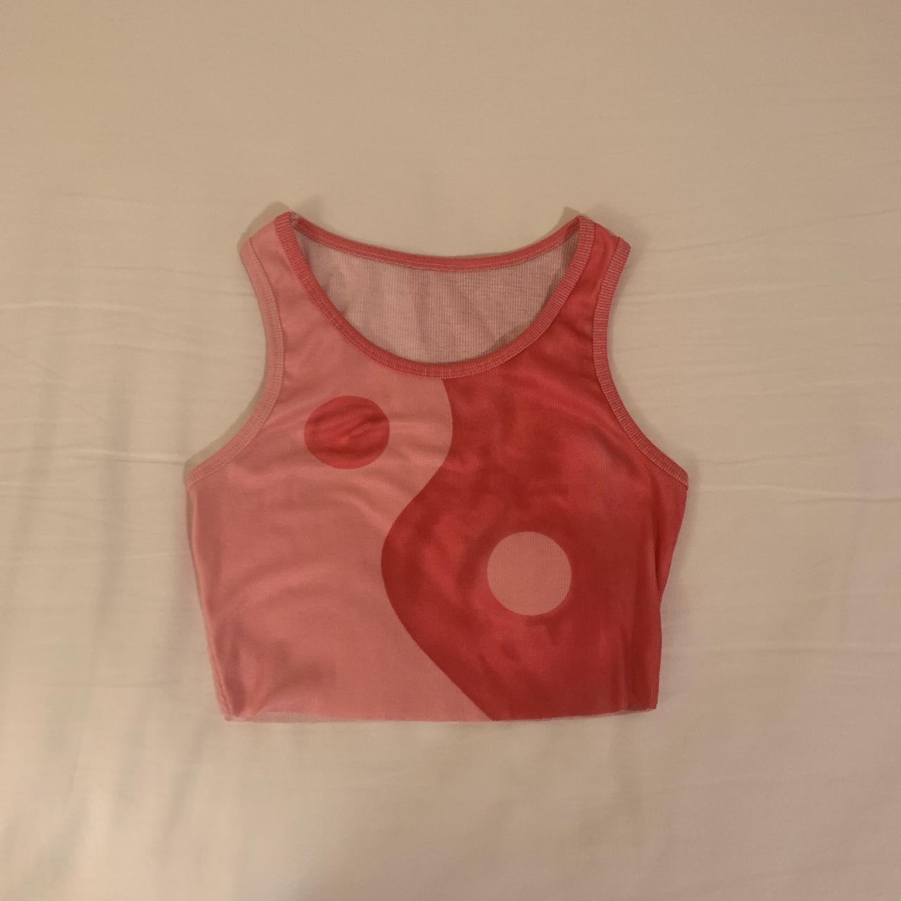 Pink Ying Yang Tank Size Xssmall Has Depop 6135