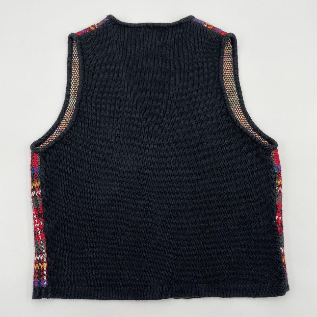 vintage-gap-sweater-vest-women-s-plaid-zipper-v-neck-depop