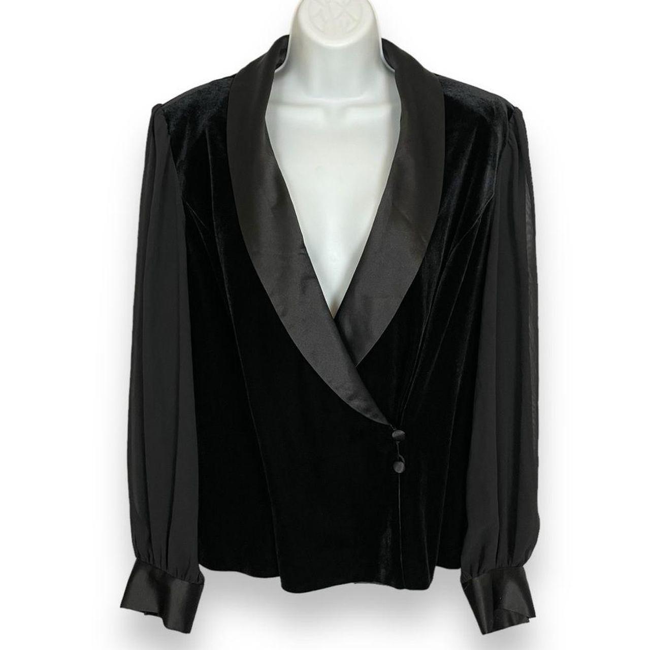 Alex evenings velvet jacket best sale