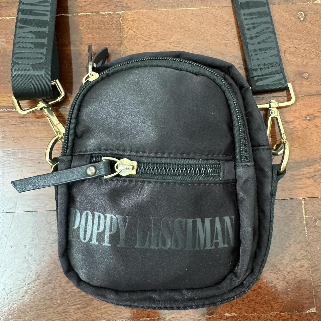 Poppy Lissiman Nifty Camera Bag in Black Satin Depop
