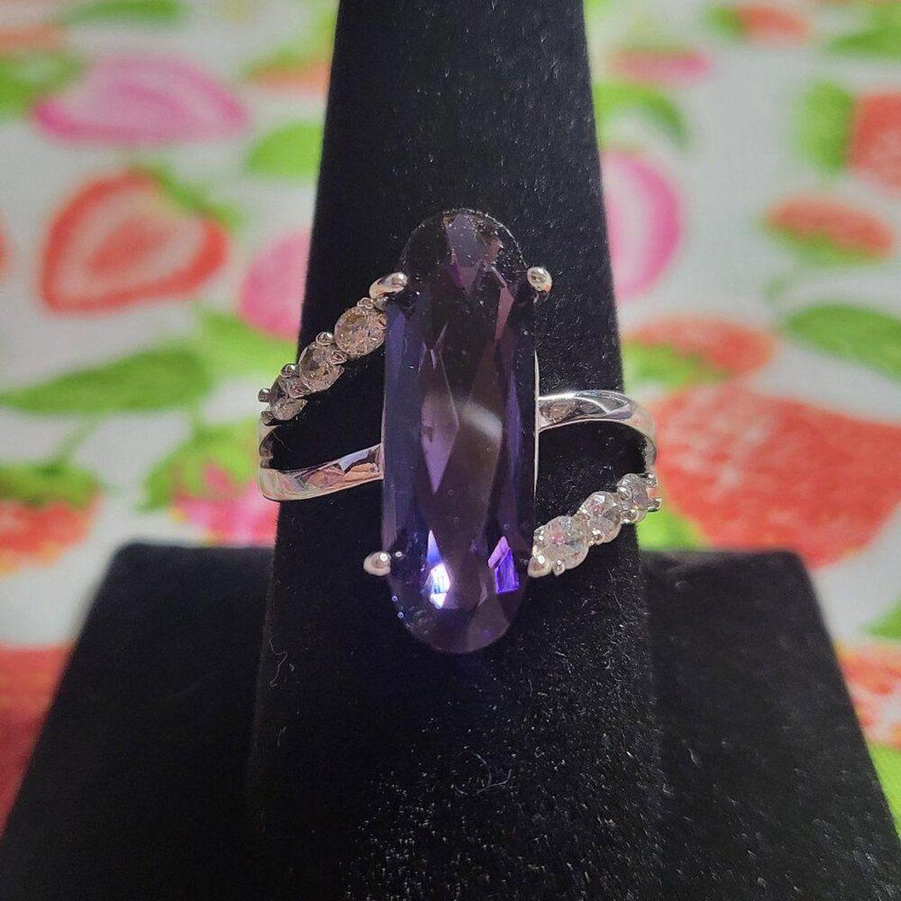 Source Unknown Women's Ring - Purple/Silver – Ame… - image 1