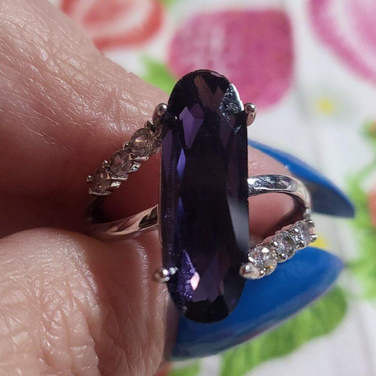 Source Unknown Women's Ring - Purple/Silver – Ame… - image 3