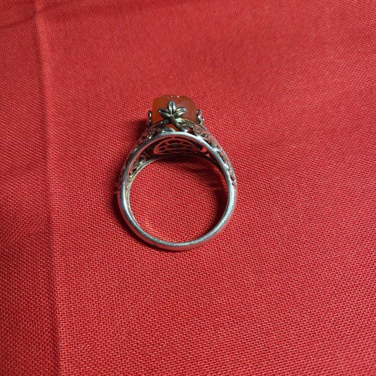 Source Unknown Women's Ring - Orange/Silver – Nat… - image 6