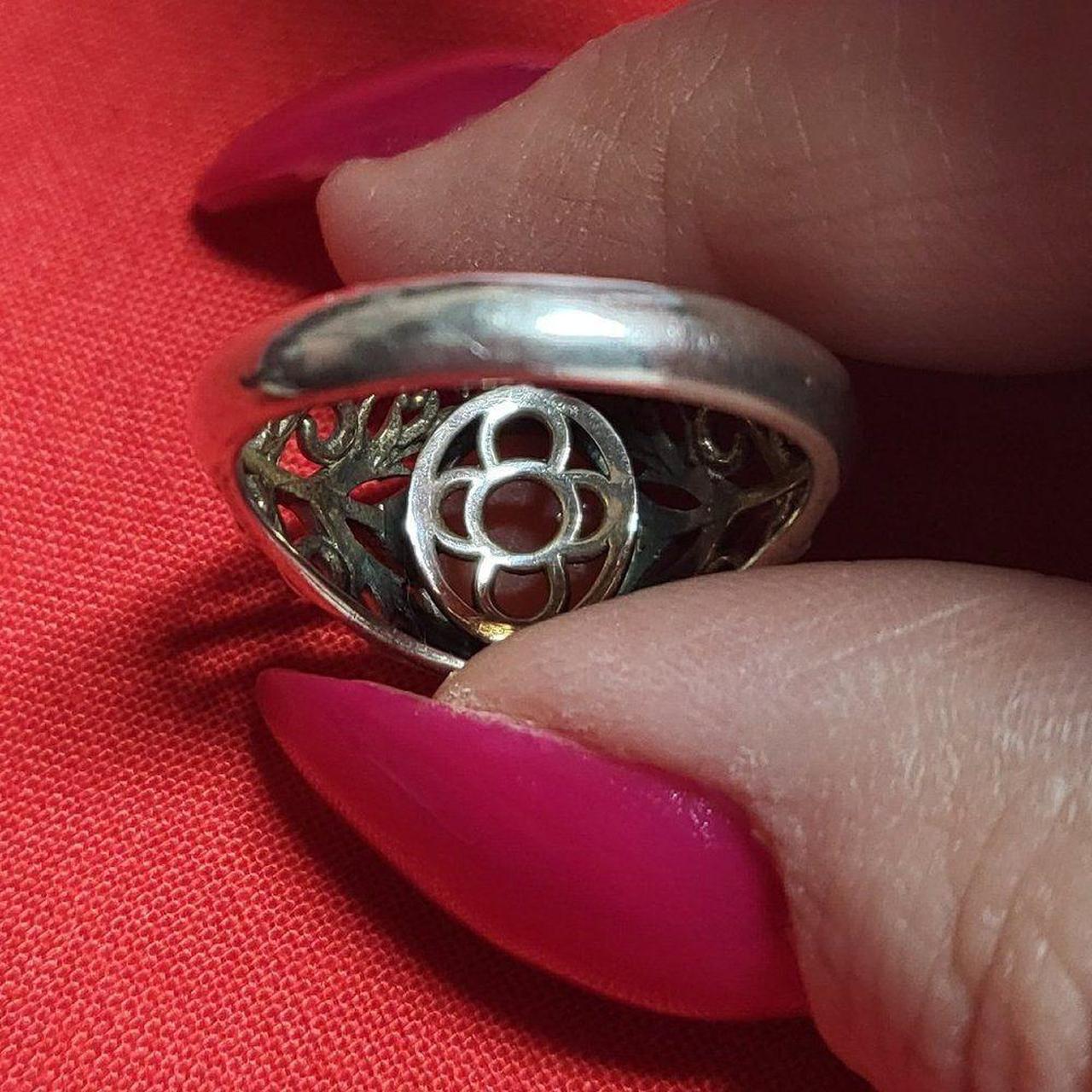 Source Unknown Women's Ring - Orange/Silver – Nat… - image 5