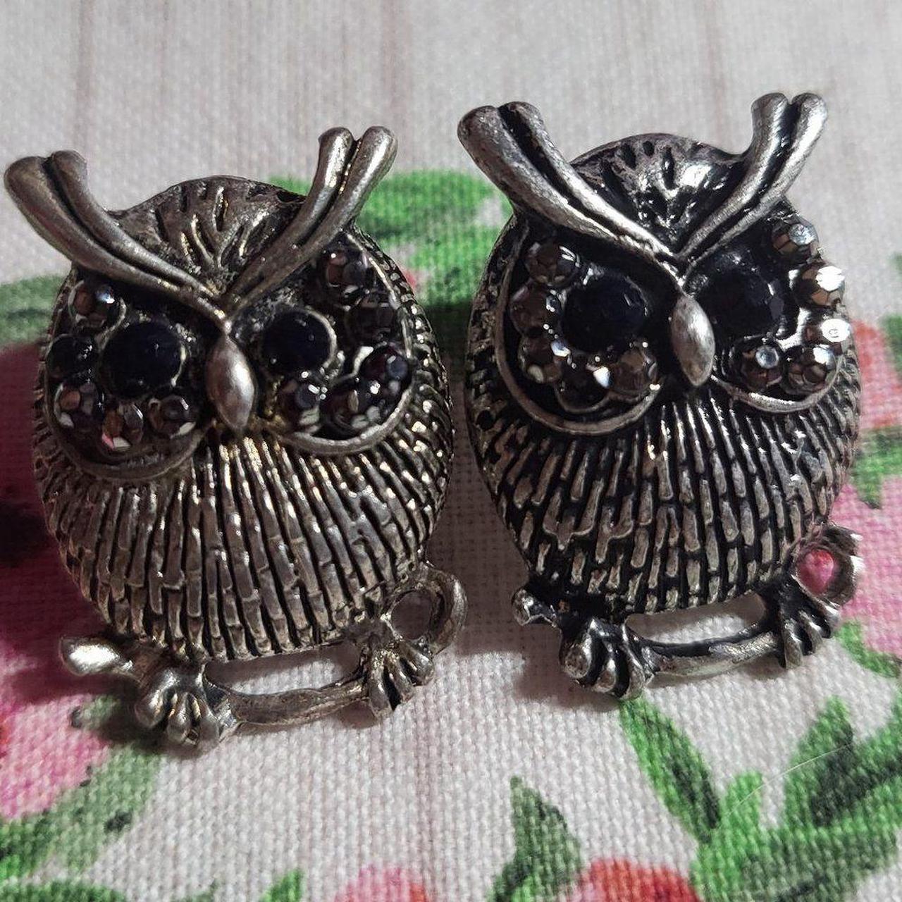 Source Unknown Women's Earrings - Silver/Black – … - image 2