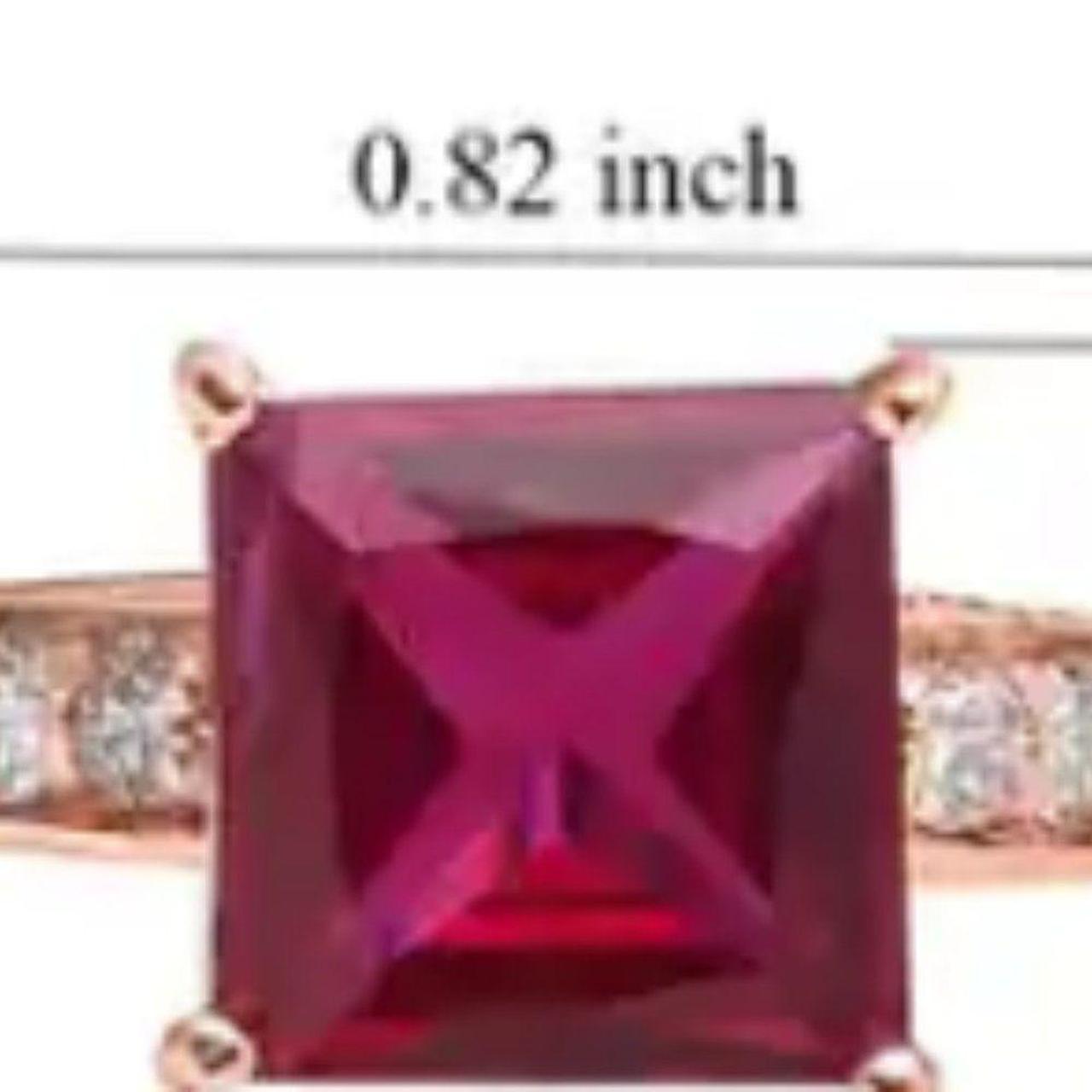 Source Unknown Women's Ring - Red/Gold – Simulate… - image 5