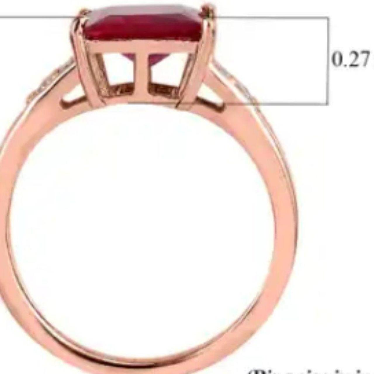 Source Unknown Women's Ring - Red/Gold – Simulate… - image 6