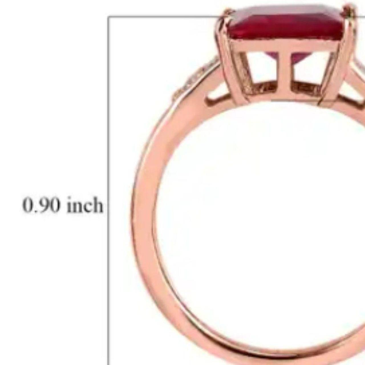 Source Unknown Women's Ring - Red/Gold – Simulate… - image 7