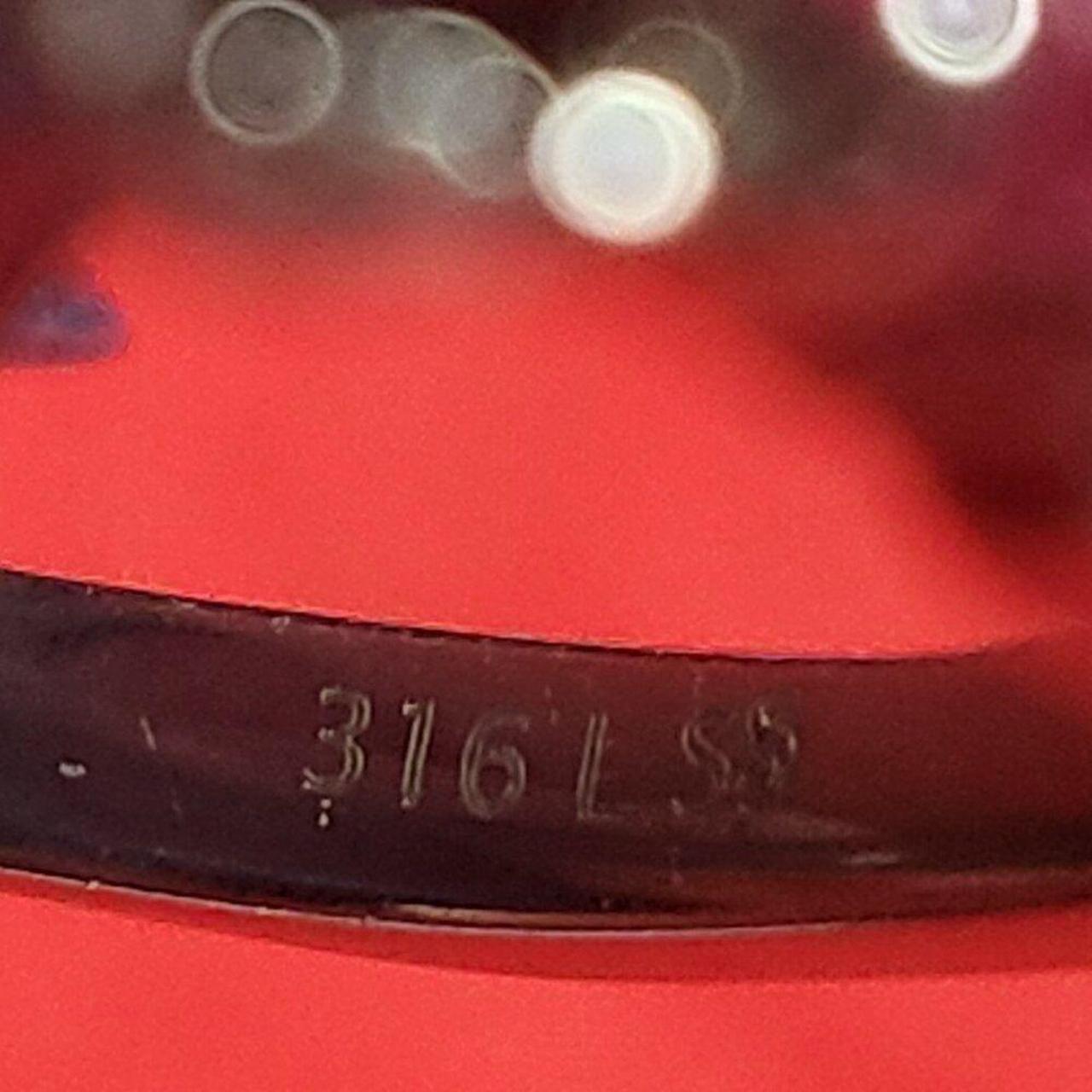 Source Unknown Women's Ring - Red/Silver – Ruby T… - image 4