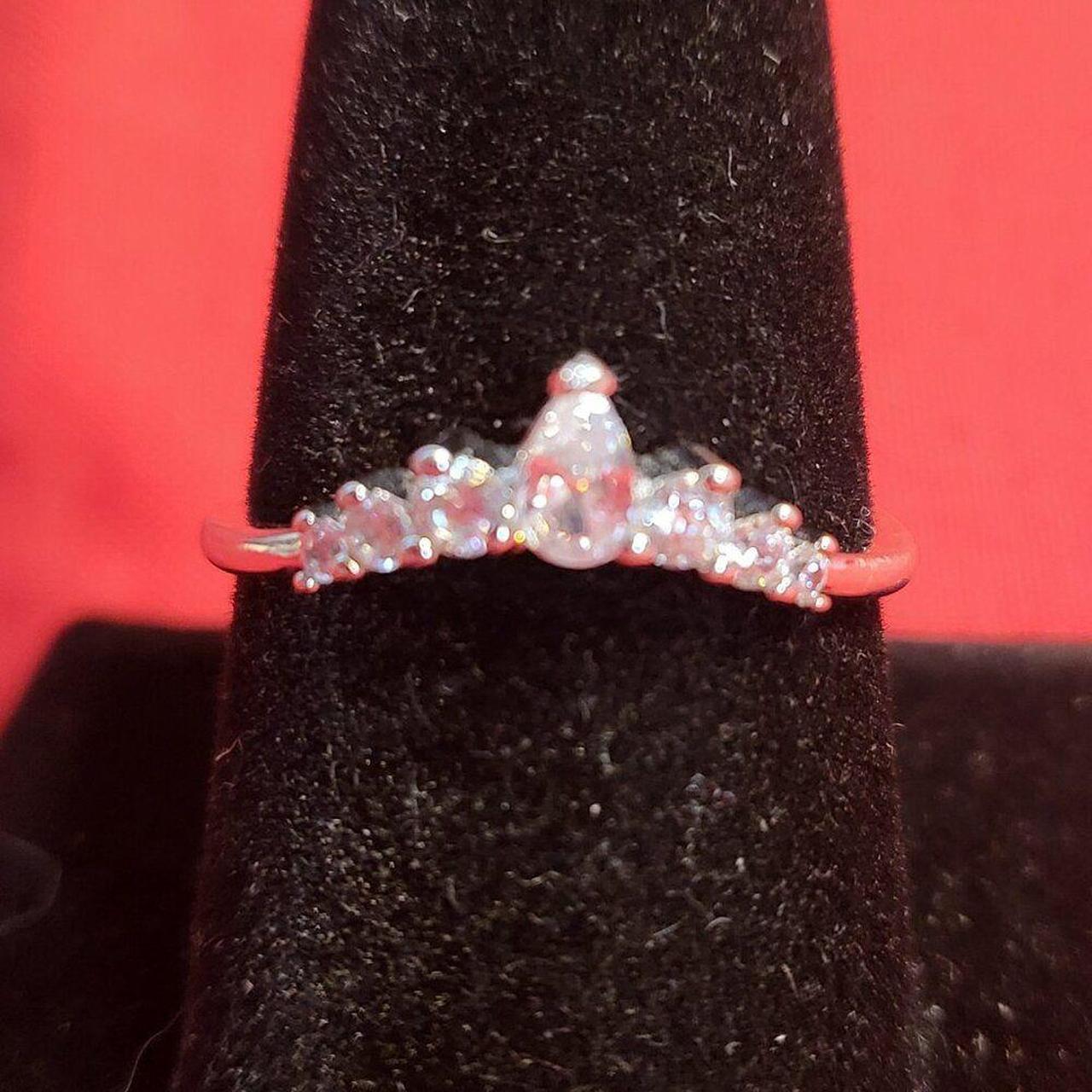 Source Unknown Women's Ring - Silver – Pear-Shape… - image 1