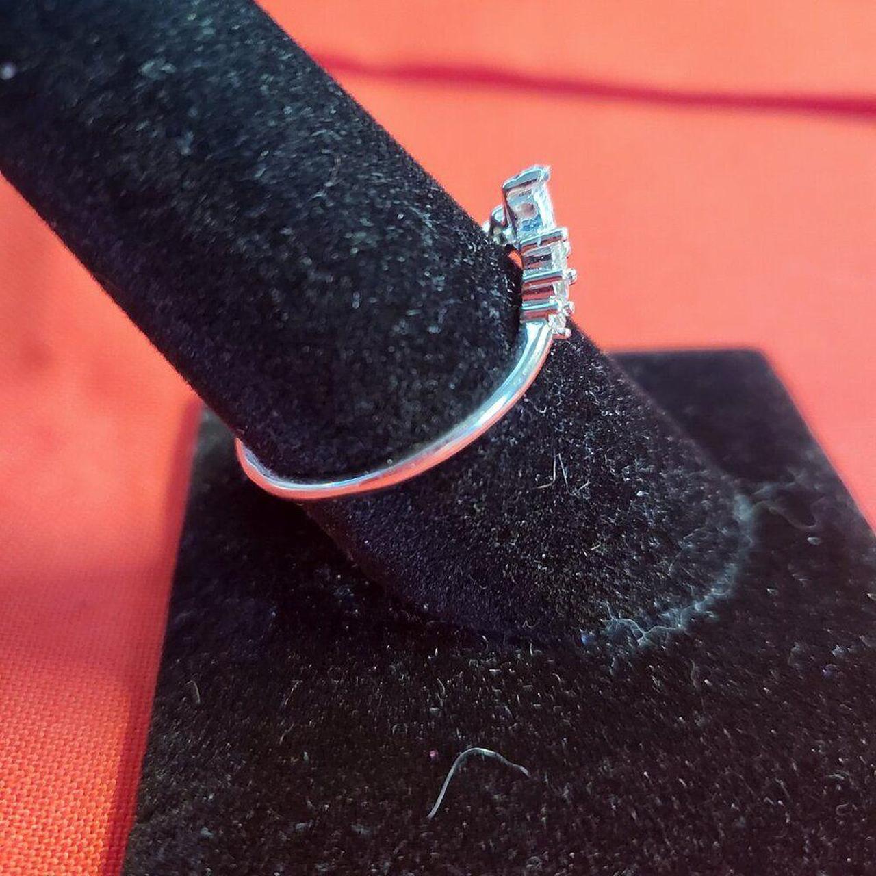 Source Unknown Women's Ring - Silver – Pear-Shape… - image 3