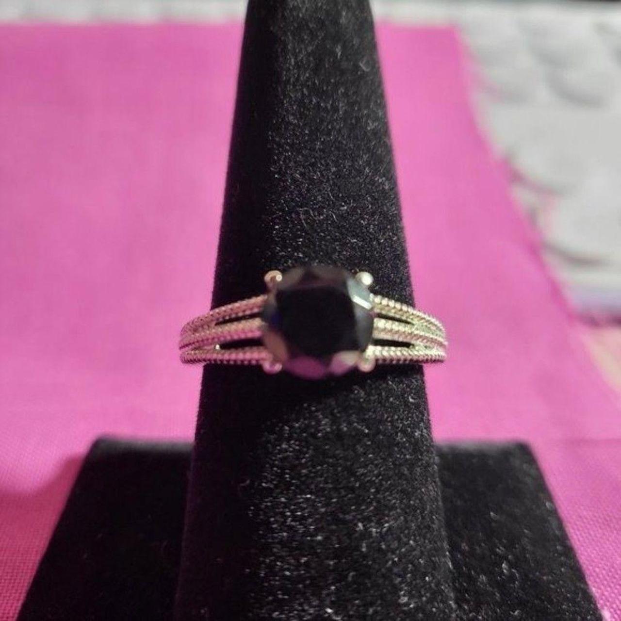 Source Unknown Women's Ring - Black/Silver – Thai… - image 3