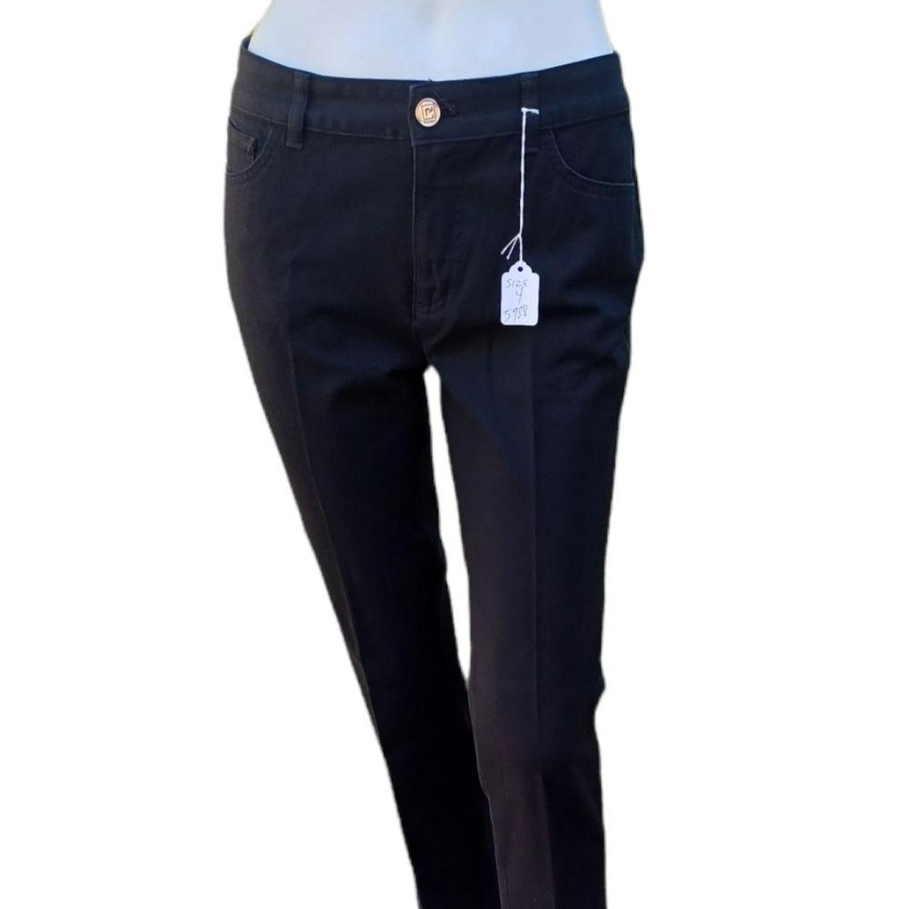 Chaps Straight leg Pants Size 4 SKU598830 Black,... Depop