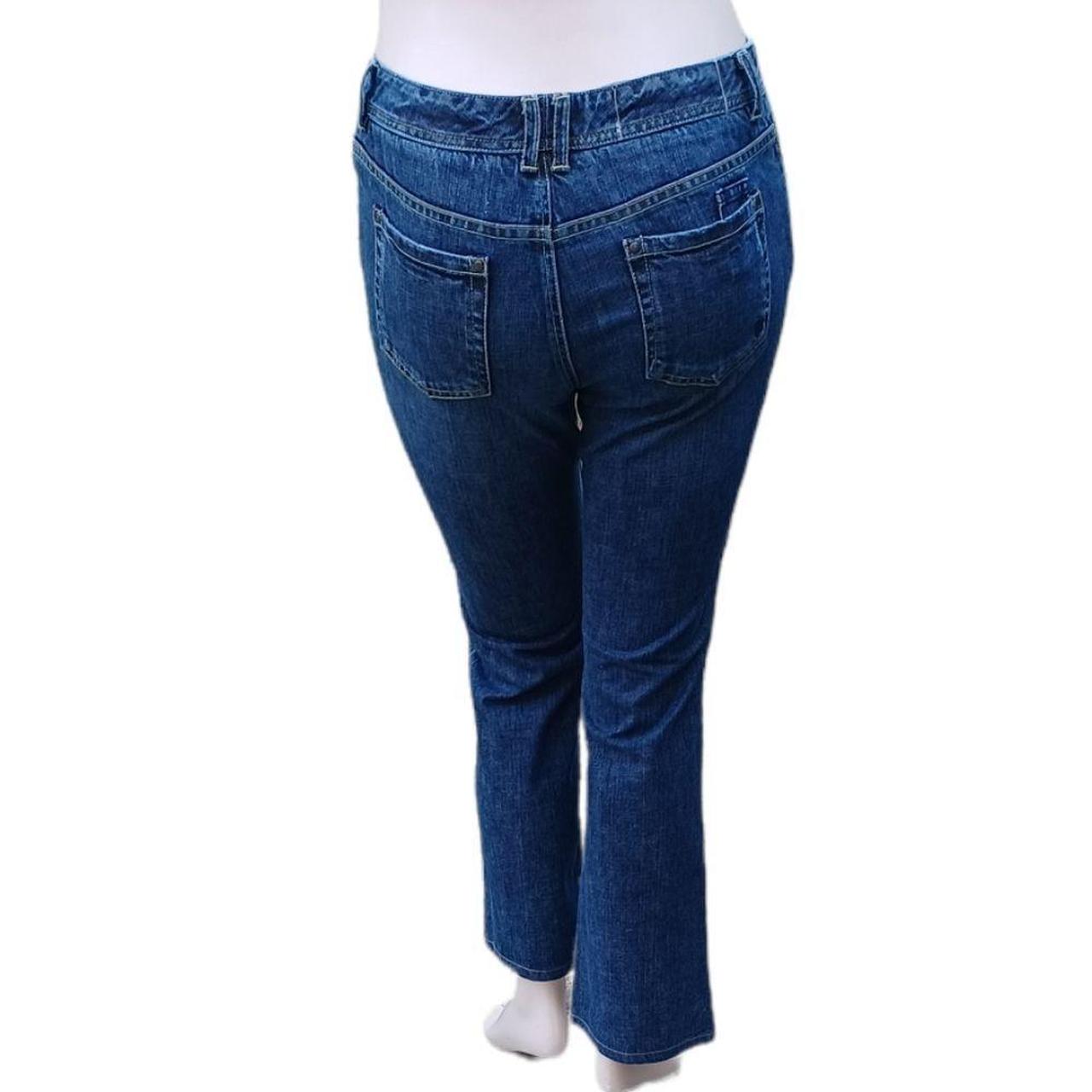 507514....Liz Claiborne Slim Jean Size 12 Fabric... - Depop