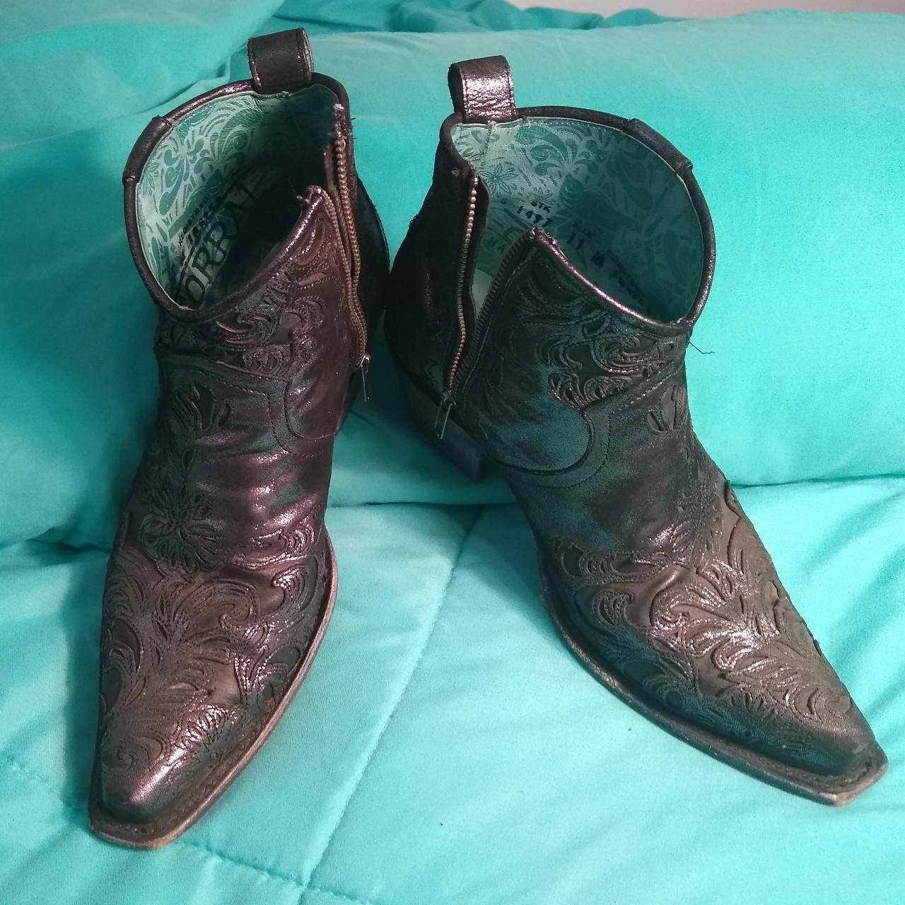 Corral Custom Leather Boots Finest, handcrafted all - Depop