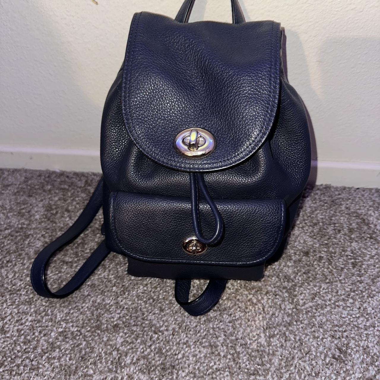 Coach best sale turnlock backpack