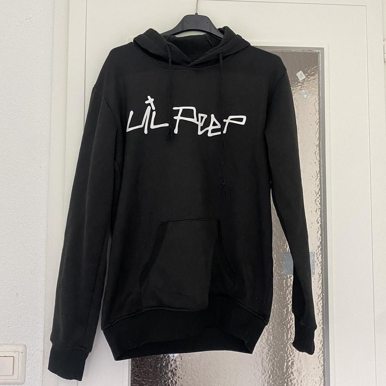 Black lil peep hoodie best sale