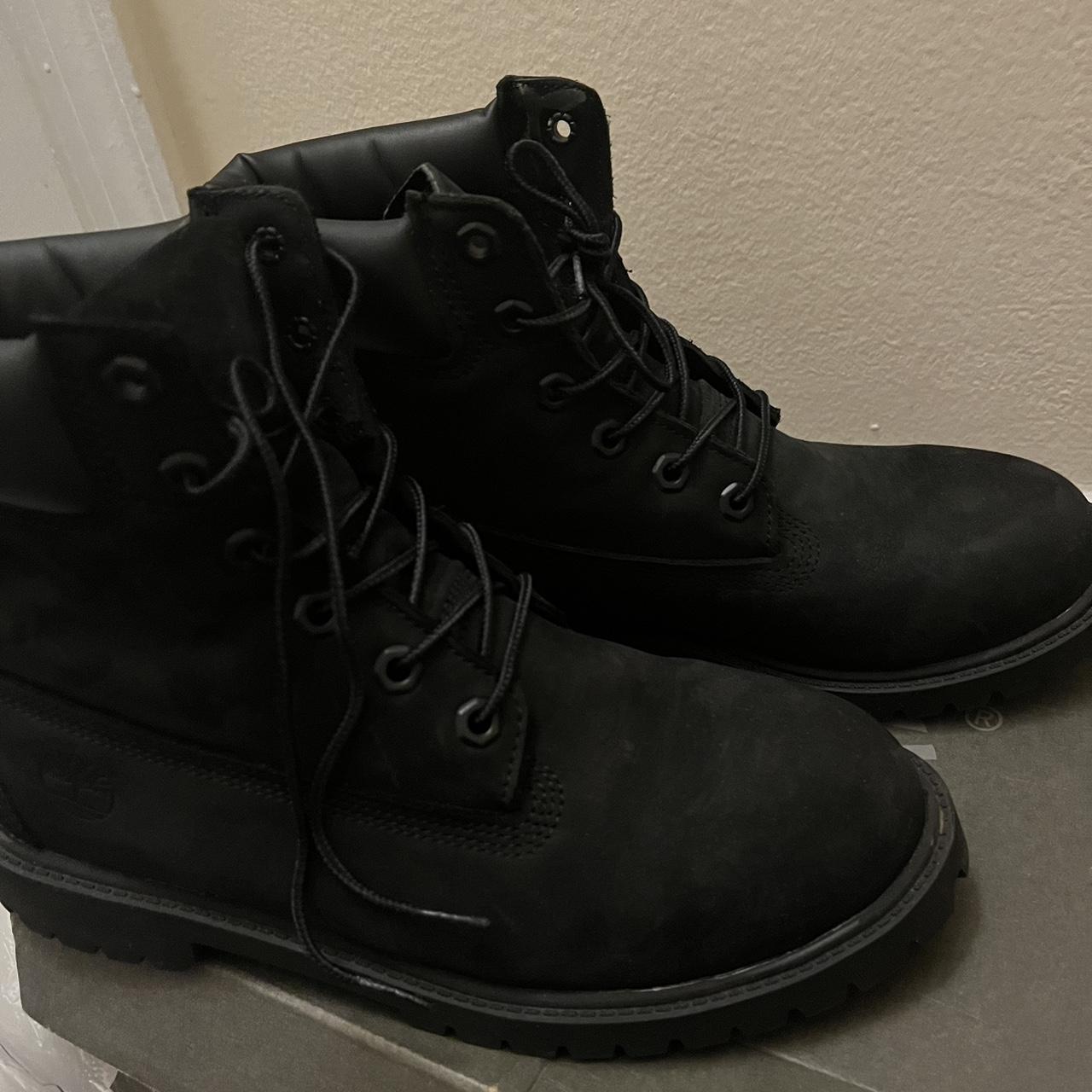 Mens black timberland boots size outlet 8