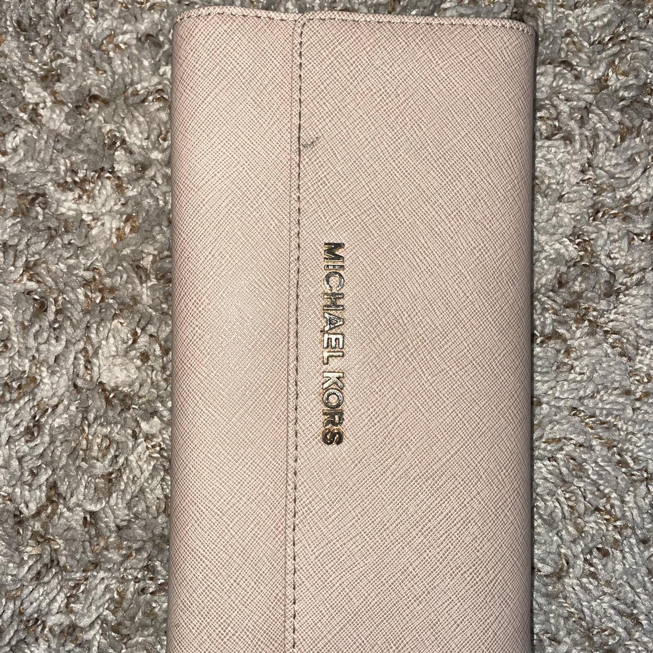 Michael kors wallet blush best sale