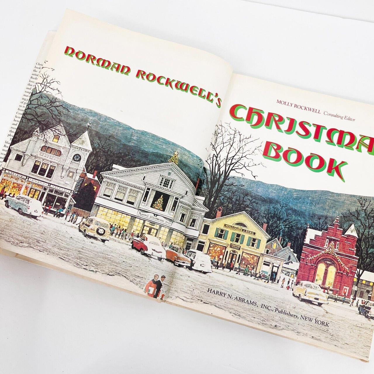 1977 on sale Norman Rockwell's Christmas Book (Hardcover)