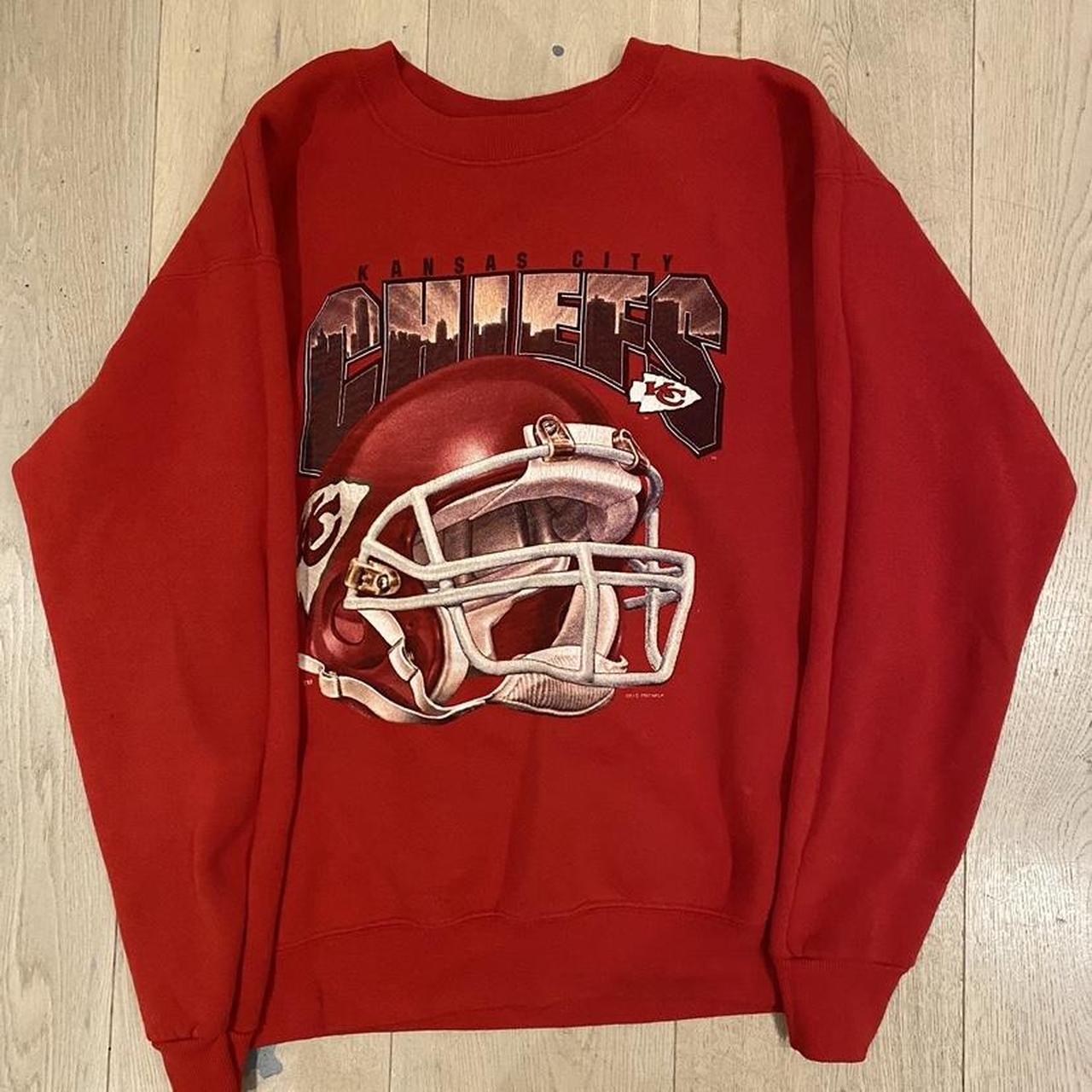 Vintage Lee Sport Kansas City USA Sweatshirt Red... Depop