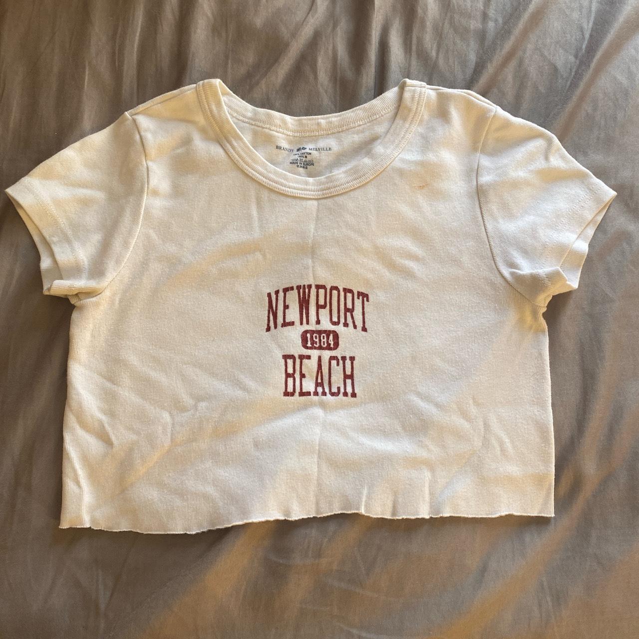 Hand cut brandy graphic baby tee Depop