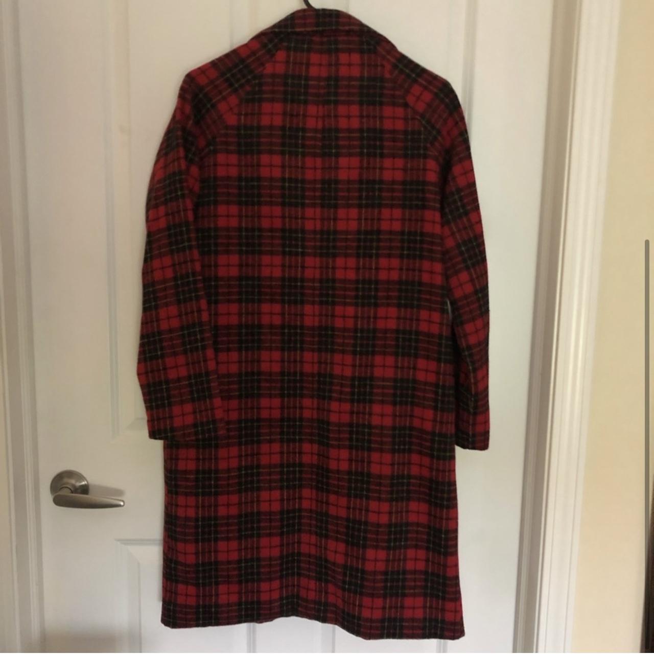 Motel Rocks oversized plaid duster coat, Size XXS. I... - Depop