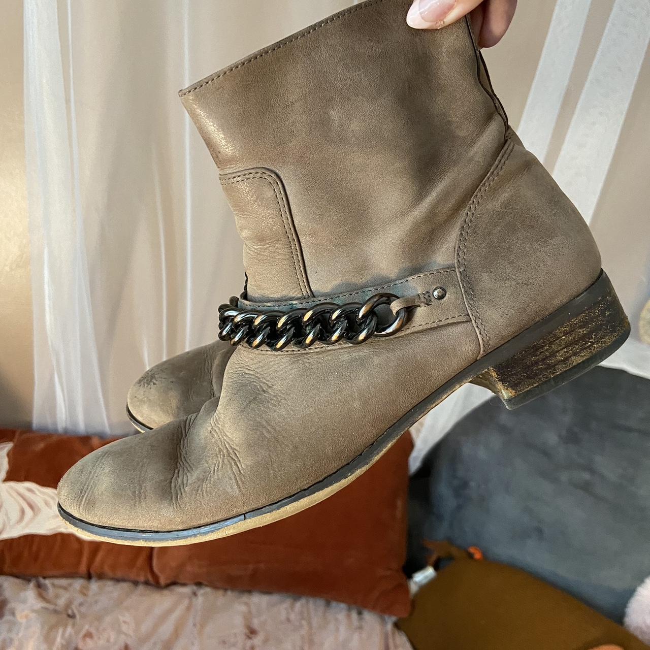 Coach suede ankle on sale boots