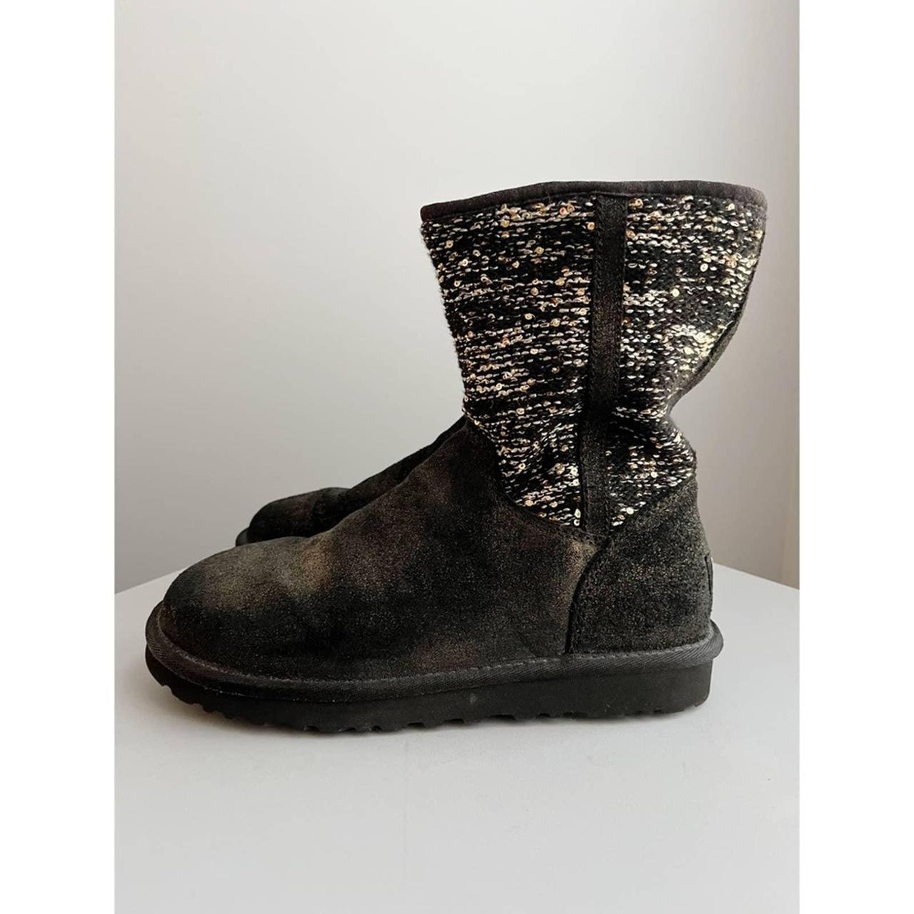 Black and gold on sale ugg boots