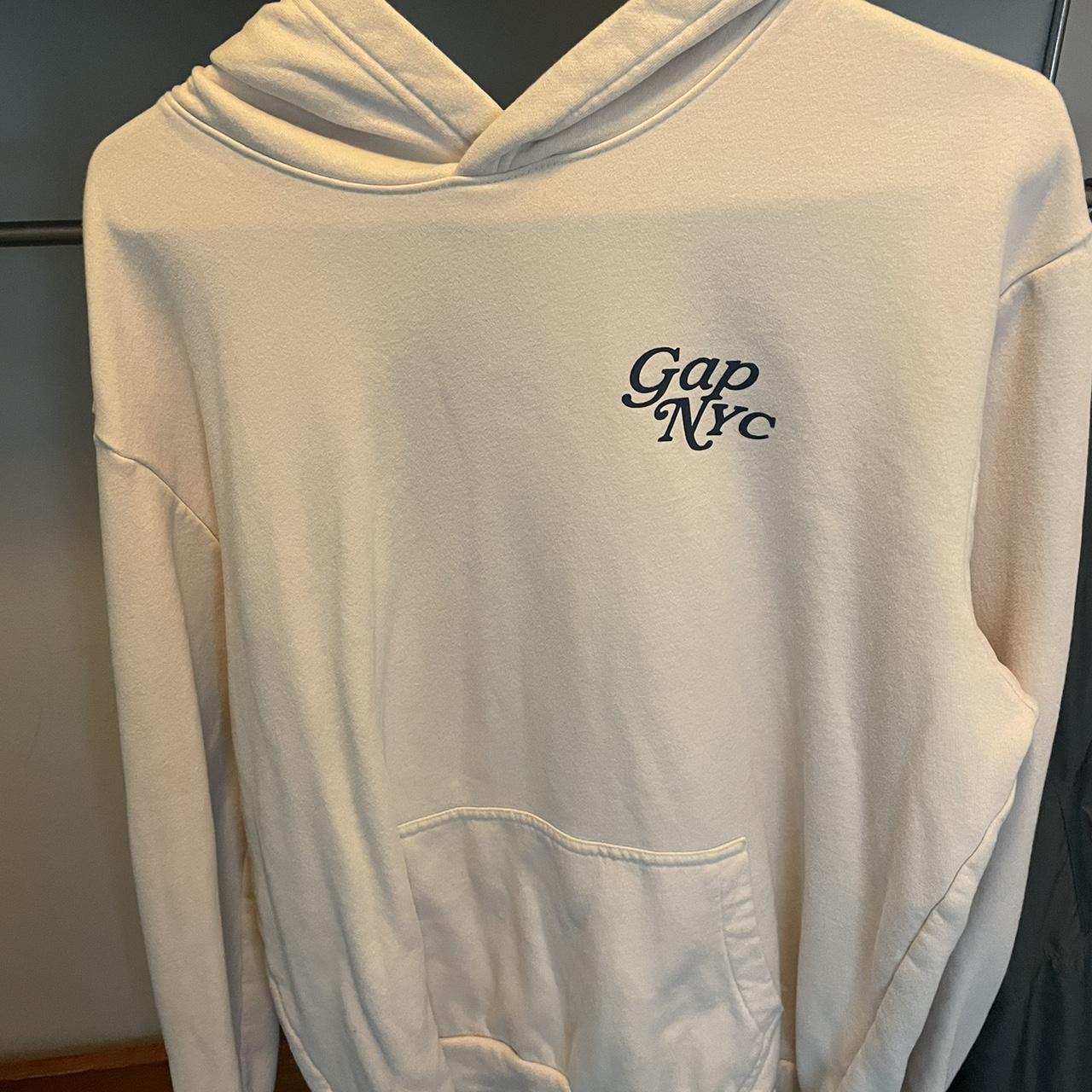 Cream best sale gap hoodie