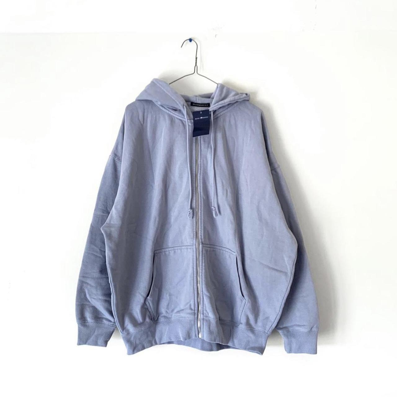 Brandy Melville Zip Up Hoodie in Periwinkle, Women's Fashion, Coats,  Jackets and Outerwear on Carousell