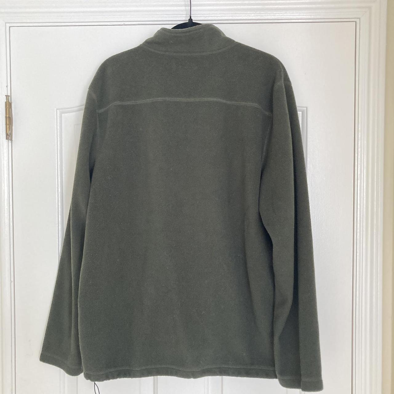 Men’s khaki green Croft & Barrow fleece sweatshirt.... - Depop