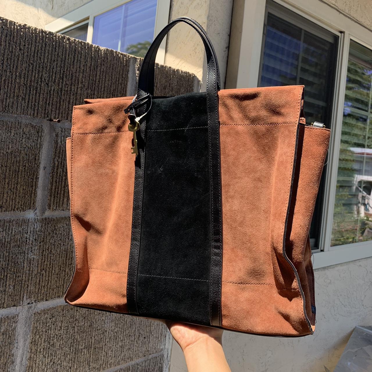 Fossil carmen large discount tote