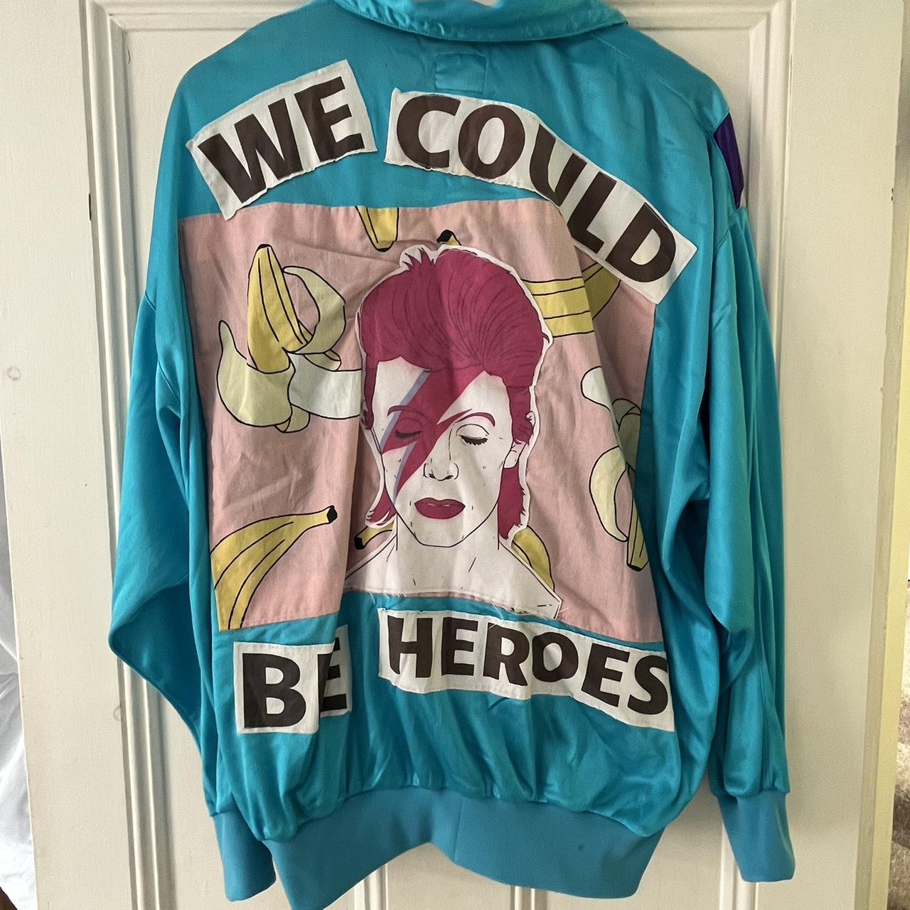 80s vintage reworked David Bowie shell suit... - Depop