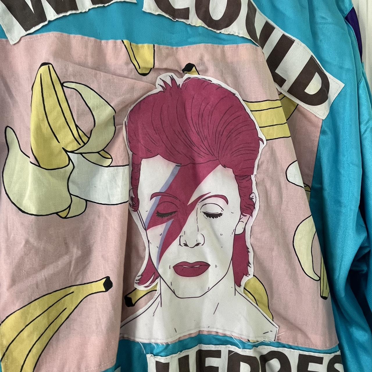 80s vintage reworked David Bowie shell suit... - Depop
