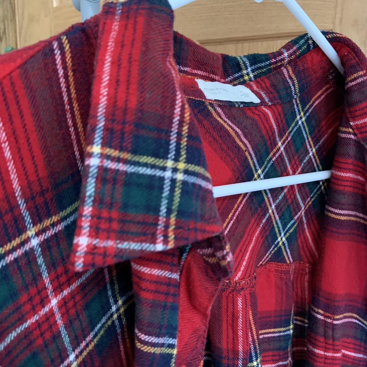 Maurices Christmas Checkered Flannel (Plus Size... - Depop