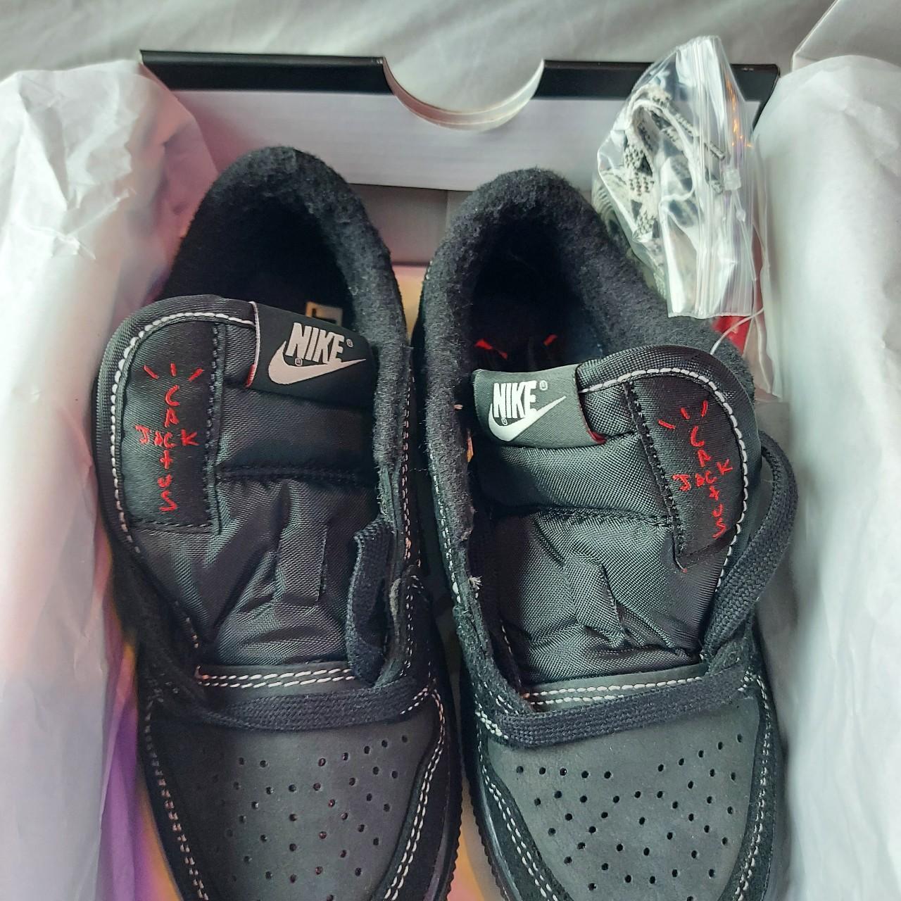 Jordan Black Trainers | Depop