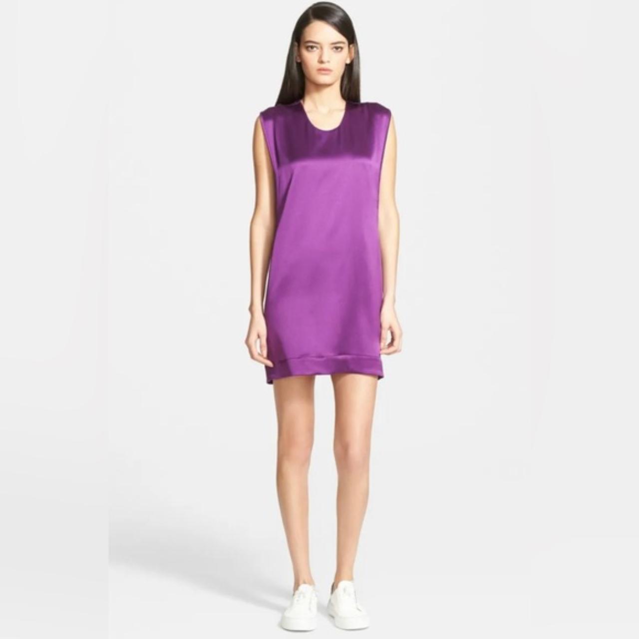 Helmut fashion lang purple dress