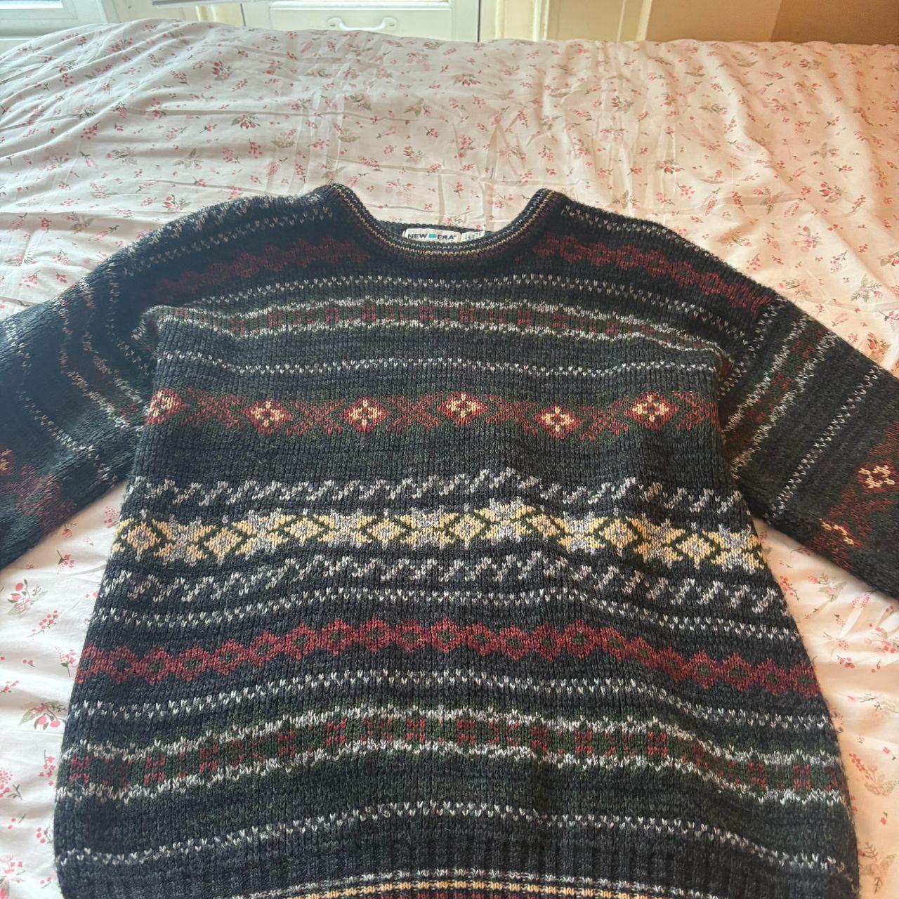 Source Unknown Men's Sweatshirt - Multi/Black - M… - image 2