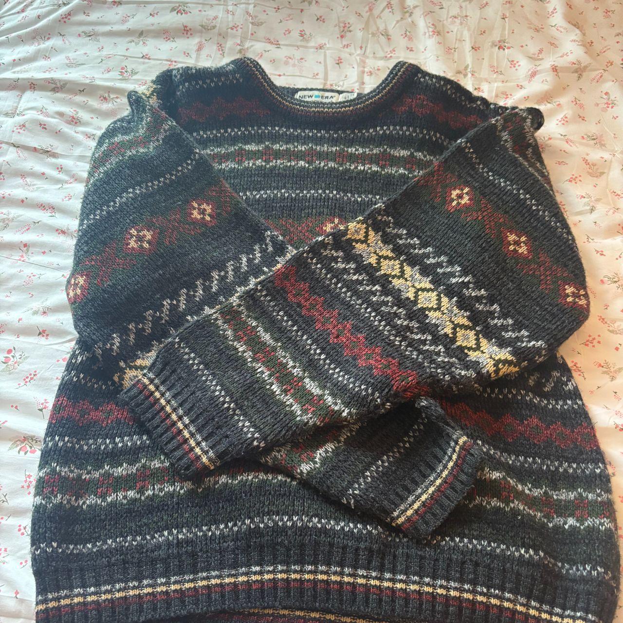 Source Unknown Men's Sweatshirt - Multi/Black - M… - image 1