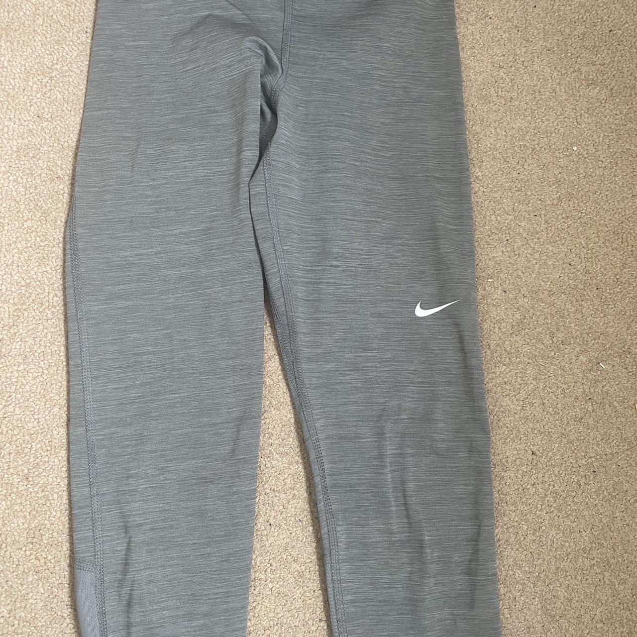 gray nike pro leggings