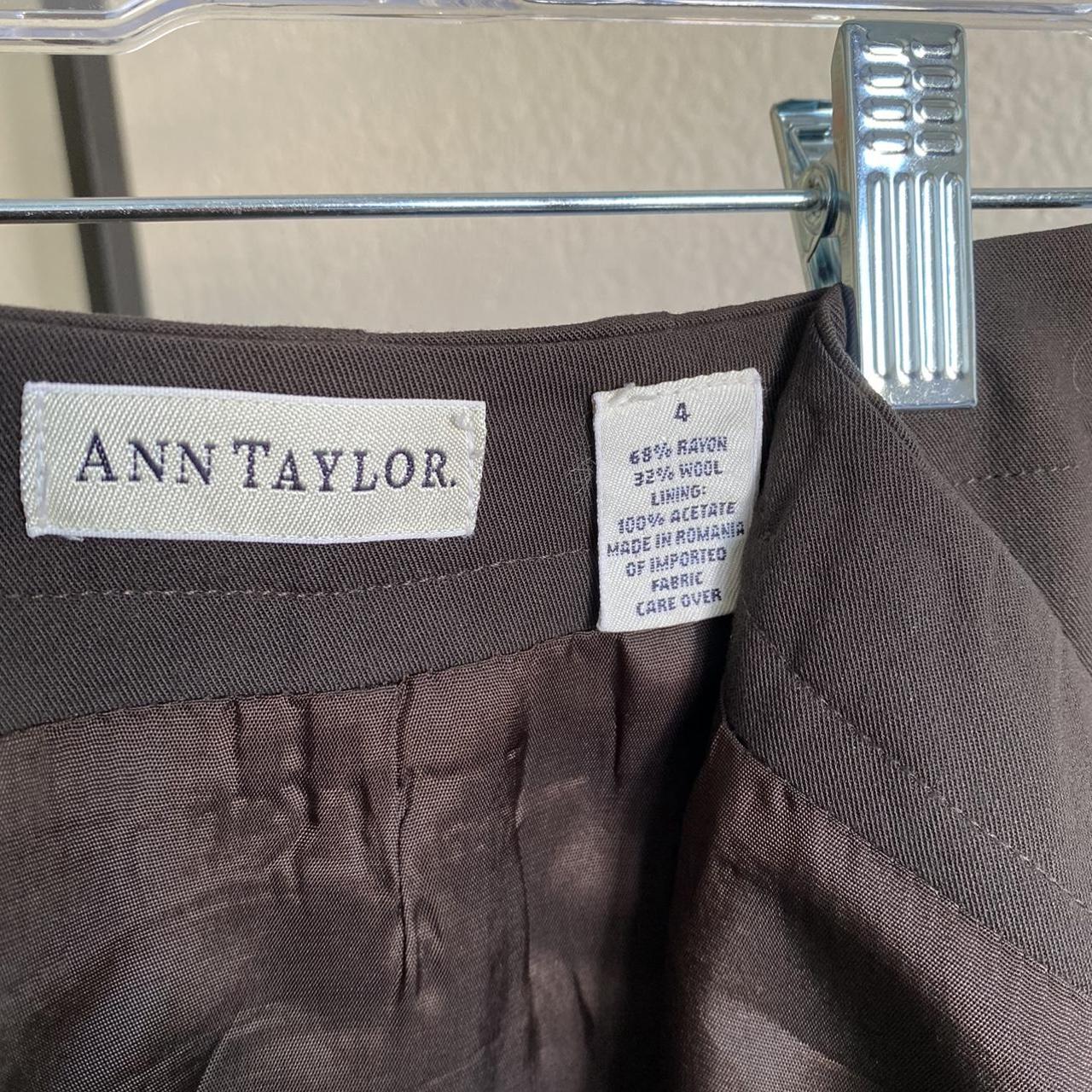 Ann Taylor Women's Brown Skirt (4)