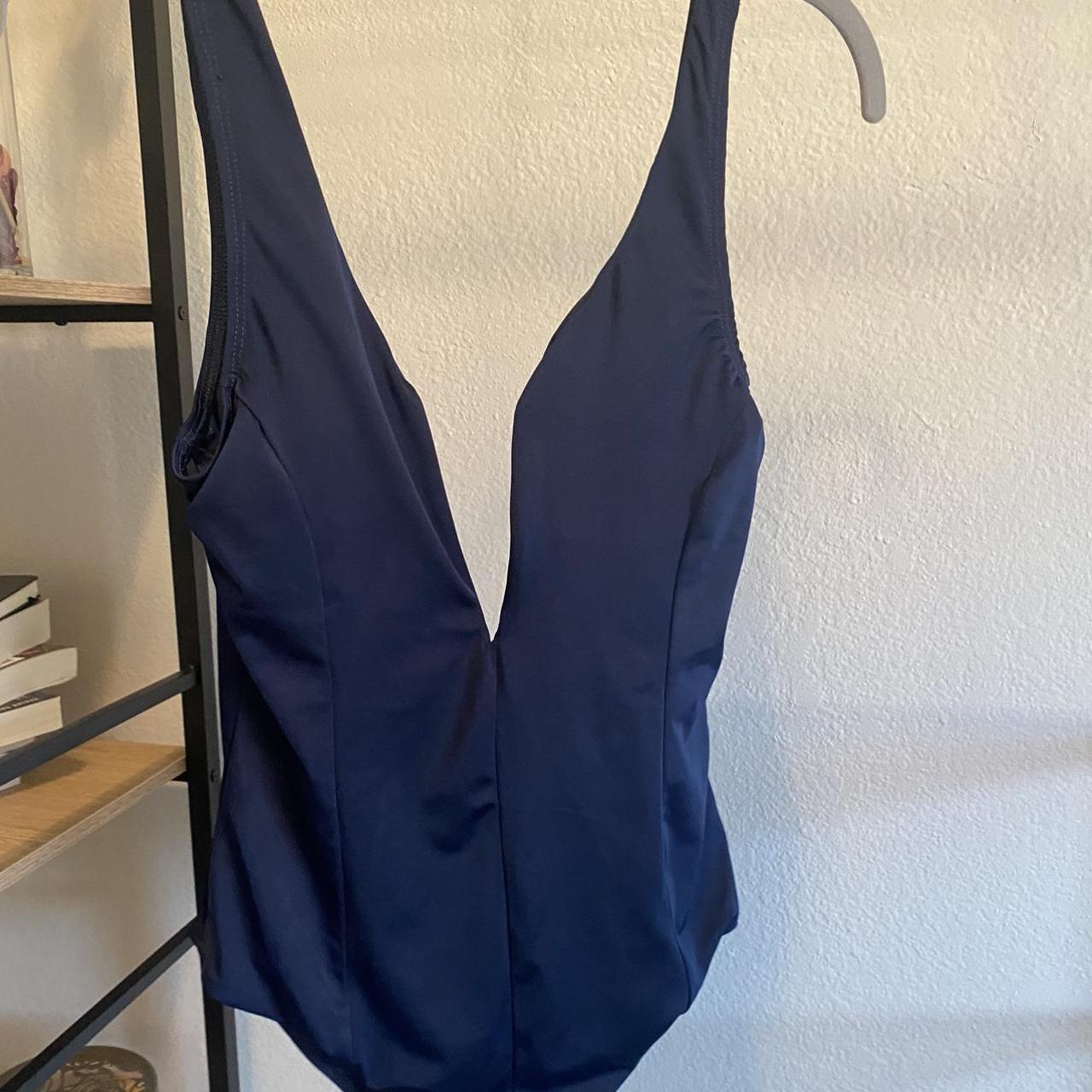 Women's Navy Swimsuit-one-piece | Depop